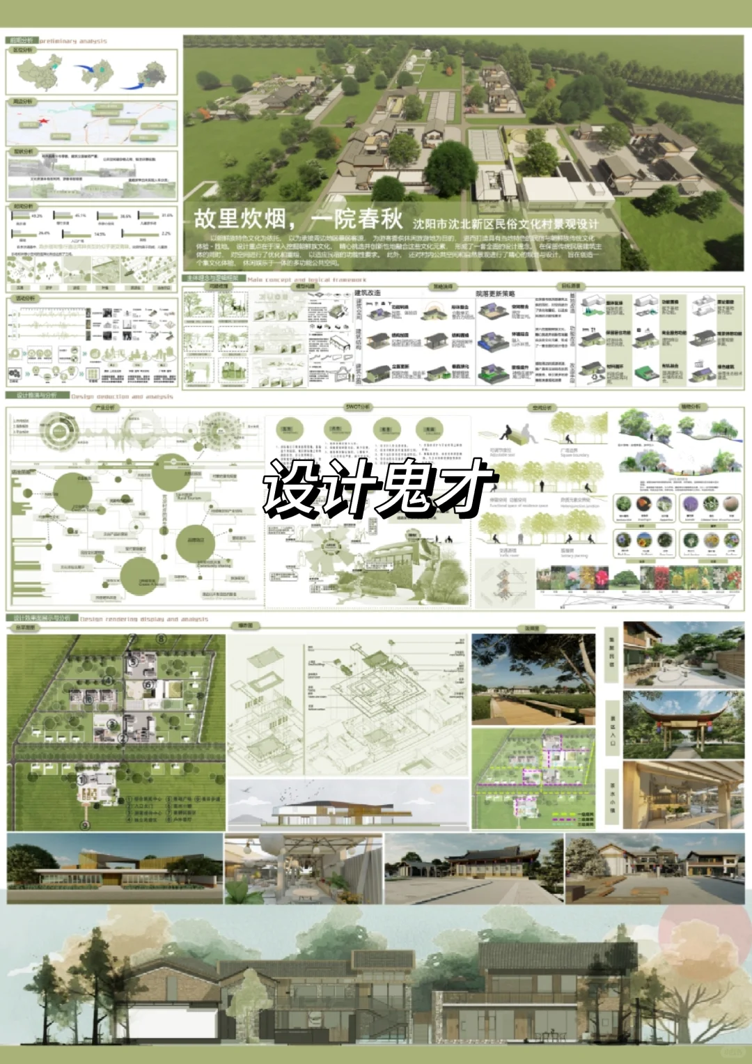 环艺展板/毕业设计展板/毕业设计展/拼贴风