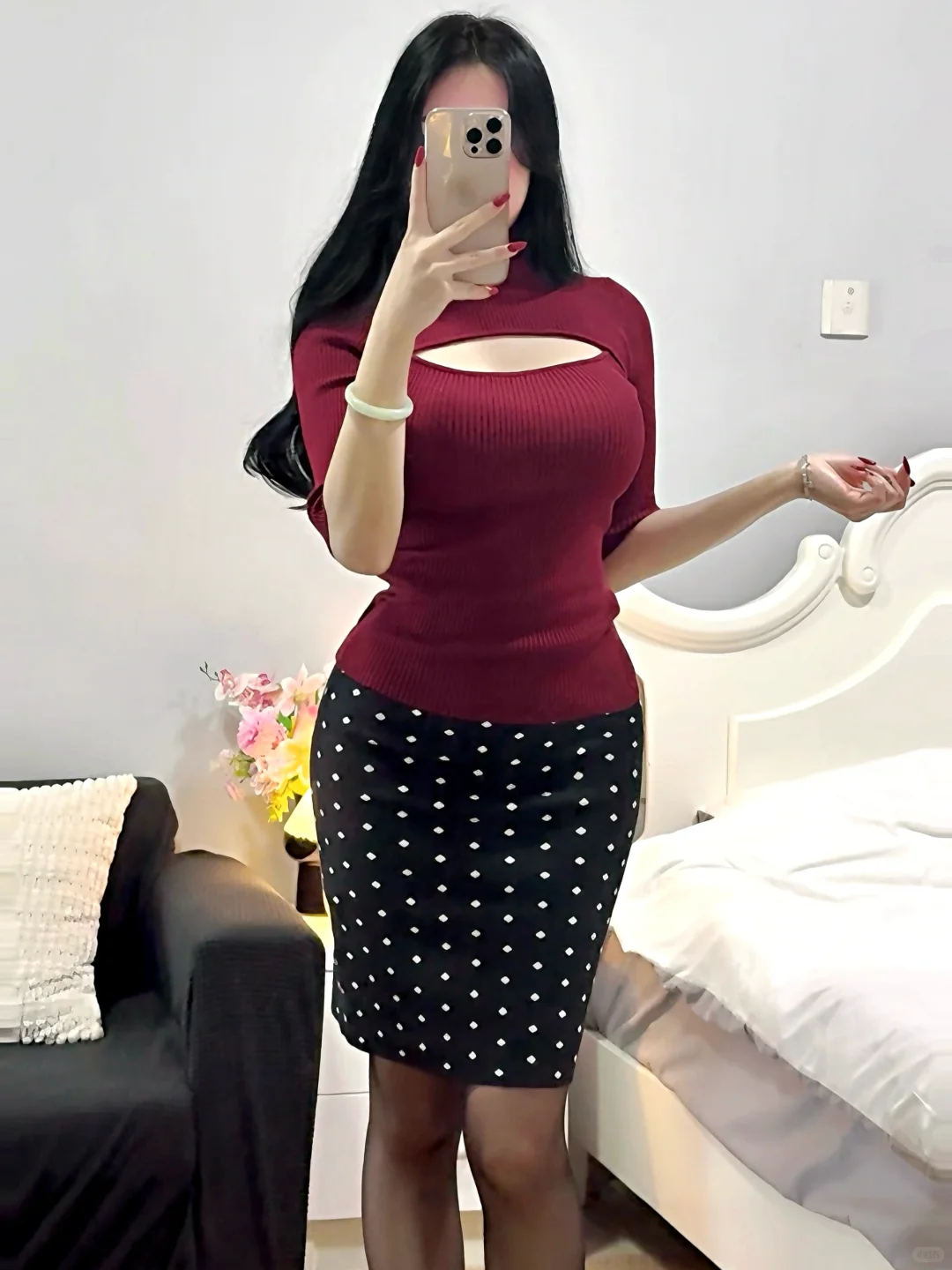 左滑｜看我穿古早小妈套装