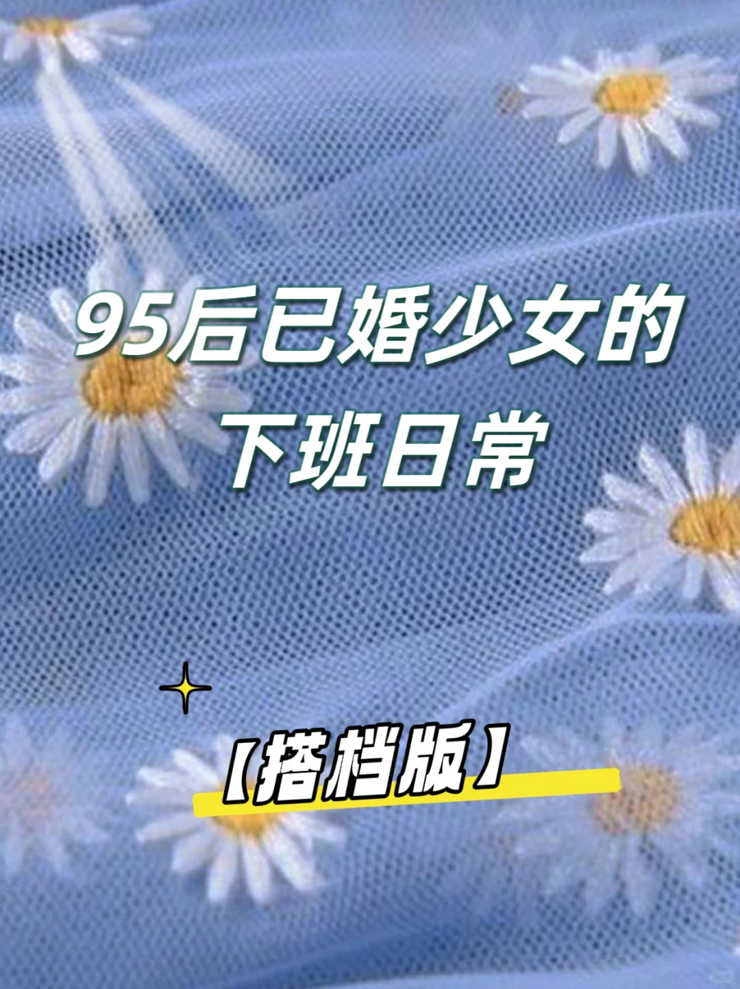 95后已婚少女的下班日常?