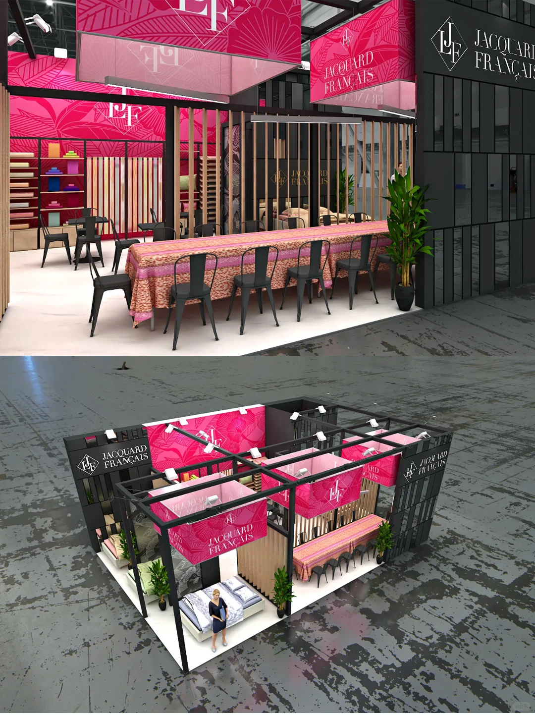 会展小心机?用色彩对比让展台跳出来