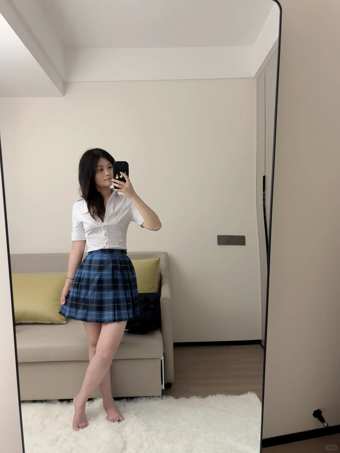 姐妹们这件小甜辣jk战袍还配红绳子?