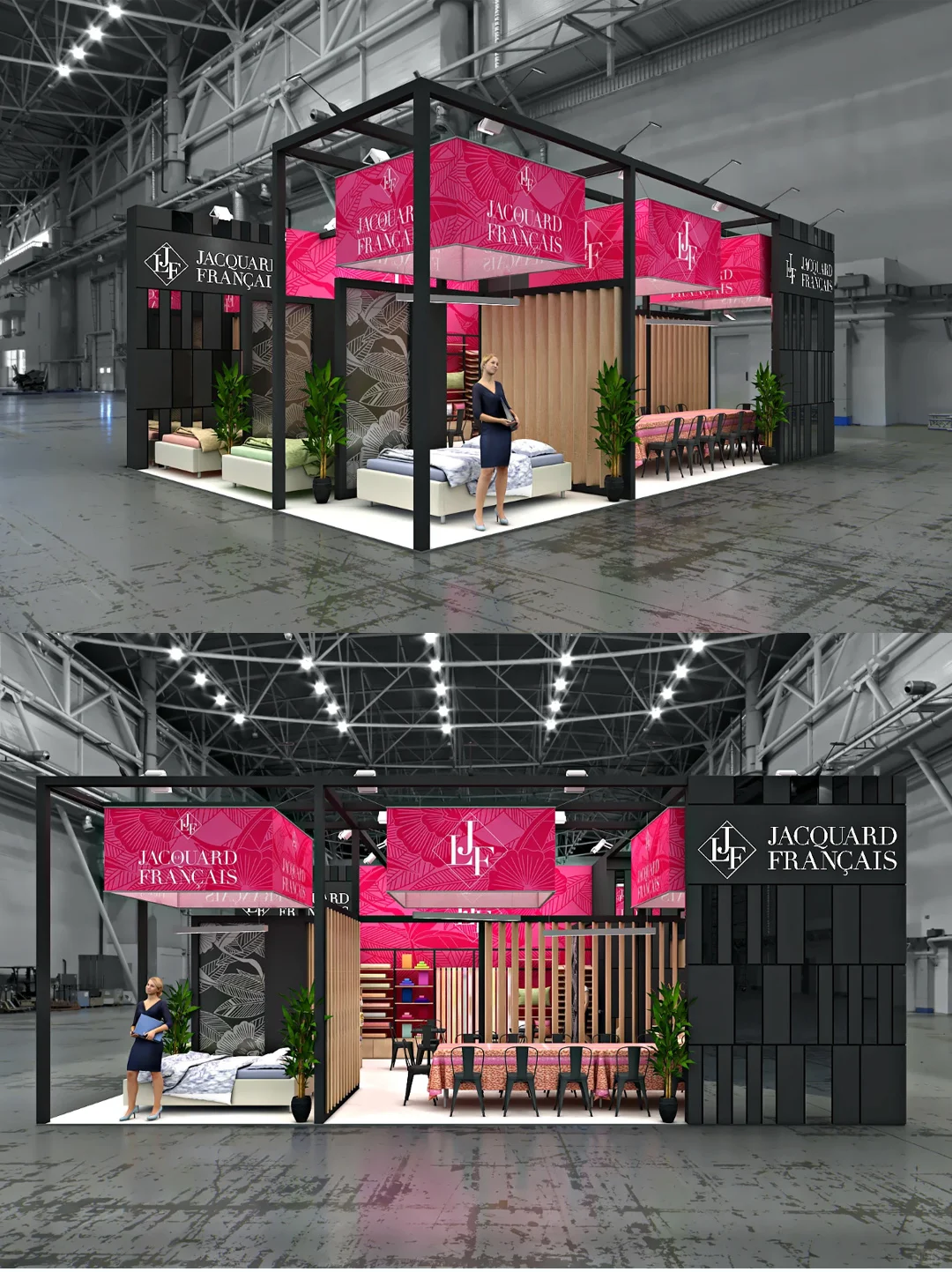 会展小心机?用色彩对比让展台跳出来