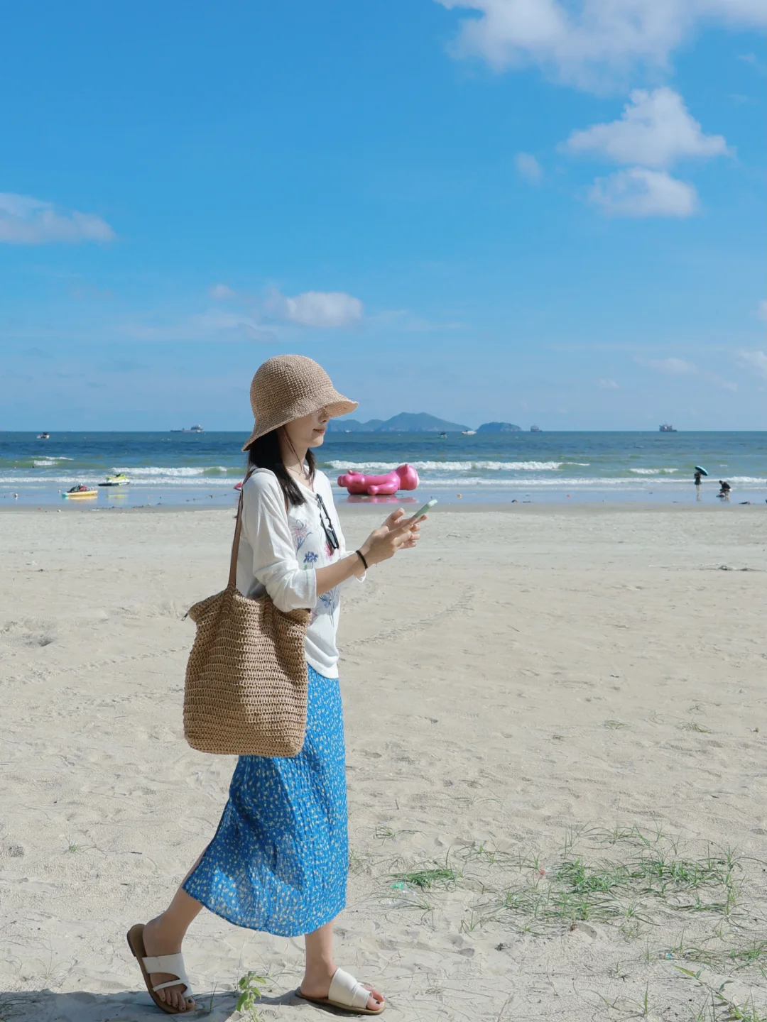 155cm｜?夏天去海边就这么穿啦～