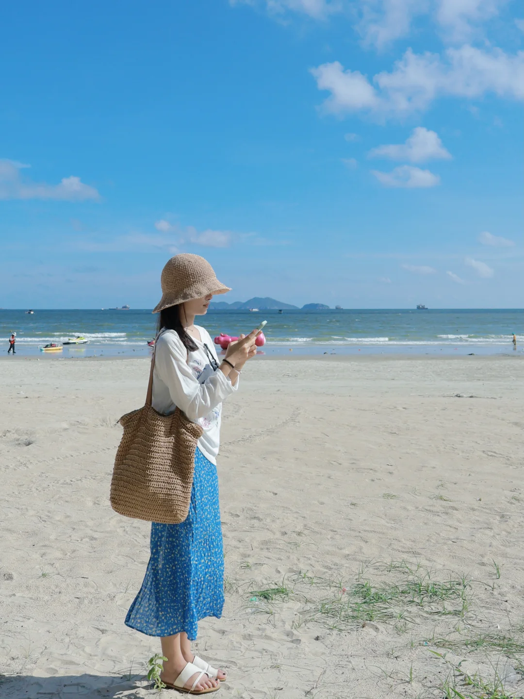 155cm｜?夏天去海边就这么穿啦～