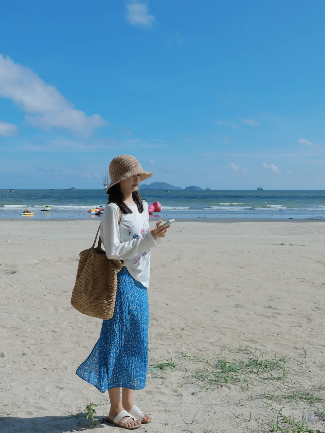 155cm｜?夏天去海边就这么穿啦～