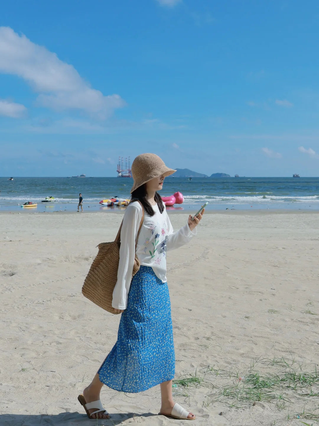155cm｜?夏天去海边就这么穿啦～
