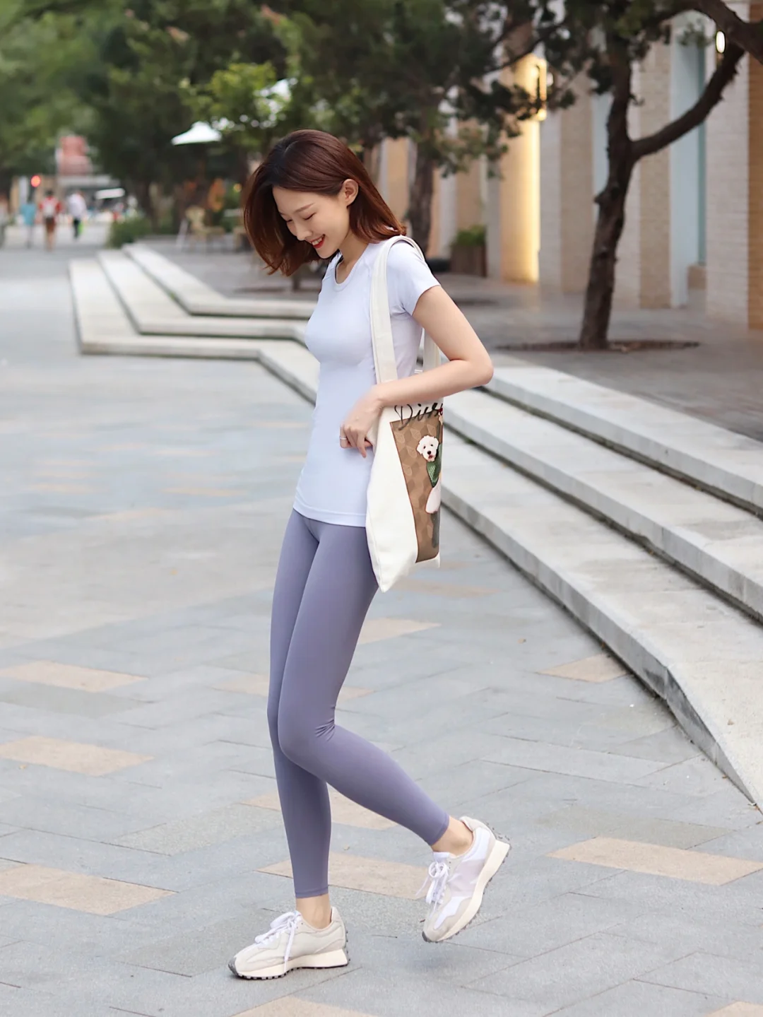 健身服时髦出街|日常瑜伽服穿搭|显瘦穿搭