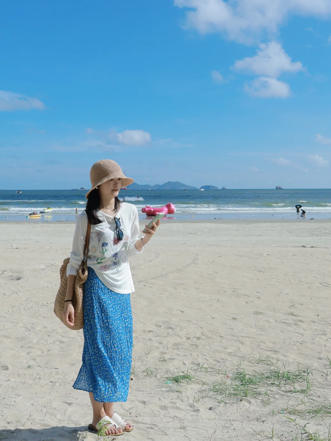 155cm｜?夏天去海边就这么穿啦～