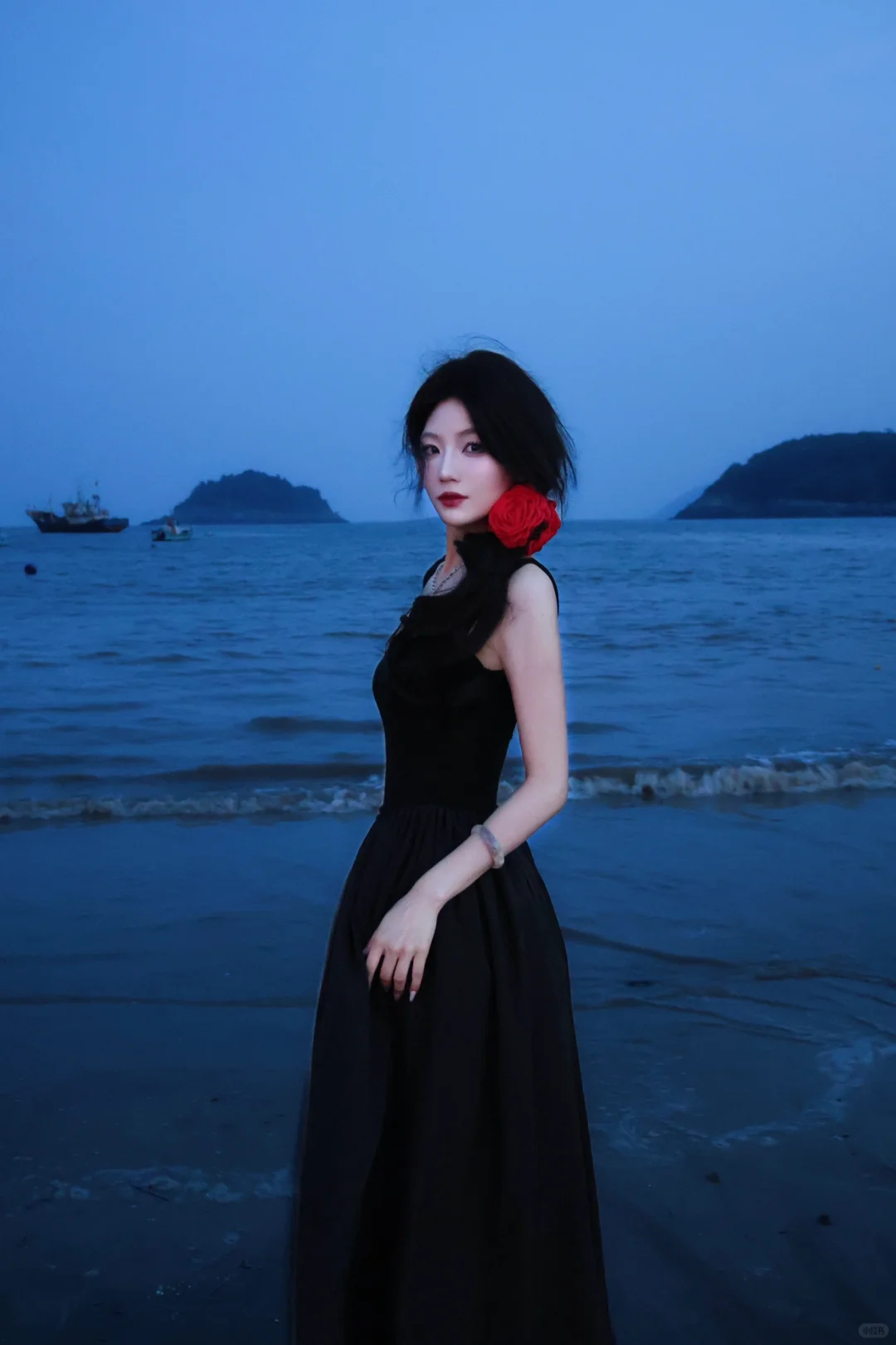 海边的蓝调时刻?