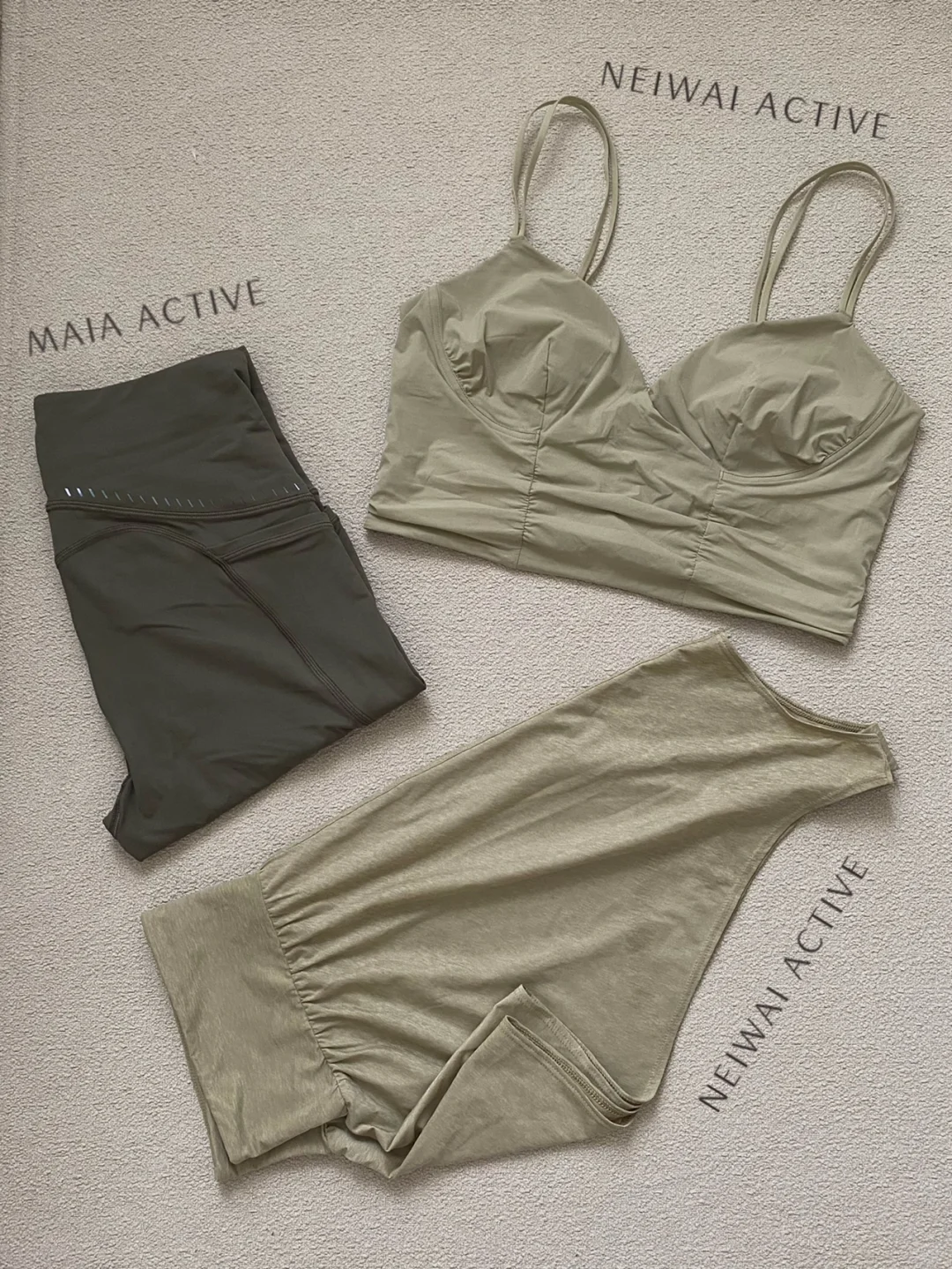 Lulu+Maia+Neiwai健身瑜伽服穿搭合集