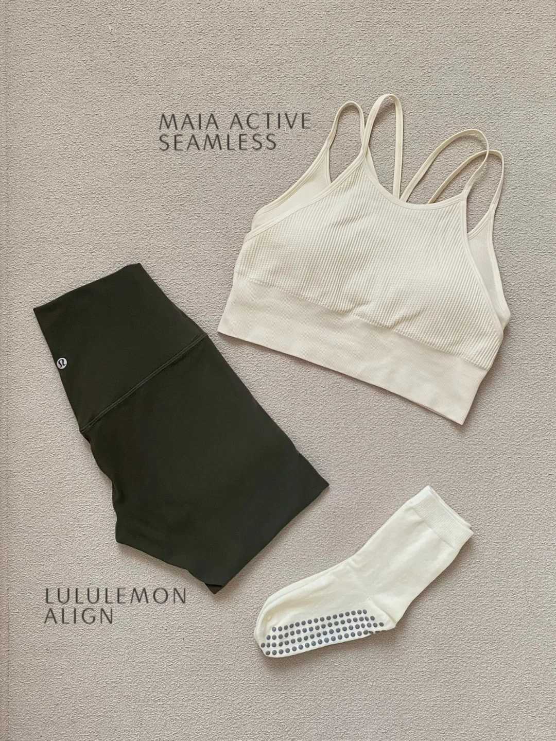 Lulu+Maia+Neiwai健身瑜伽服穿搭合集