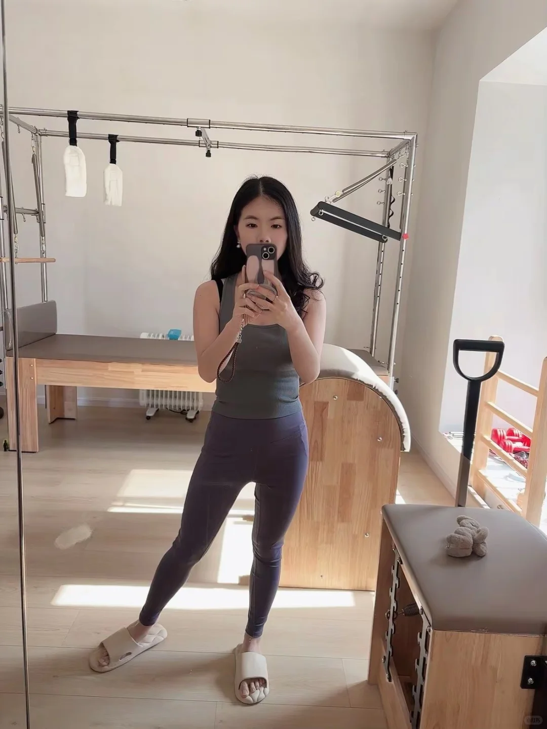 瑜伽服可以这样穿显出好身材