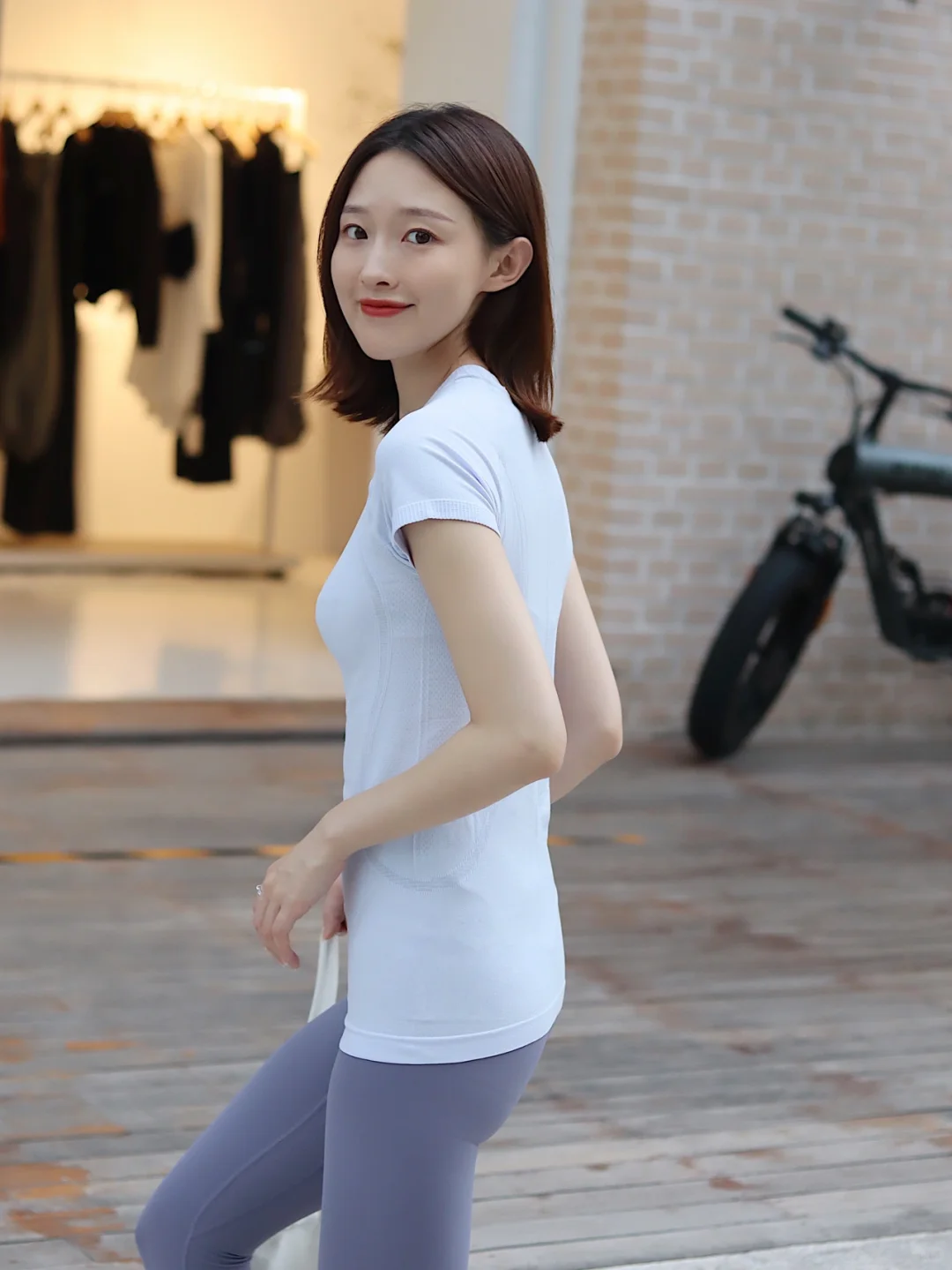 健身服时髦出街|日常瑜伽服穿搭|显瘦穿搭