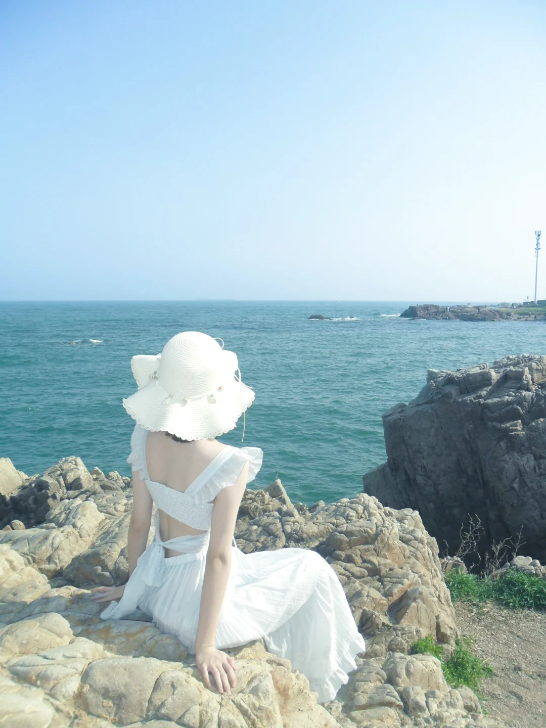去海边别穿蓝色