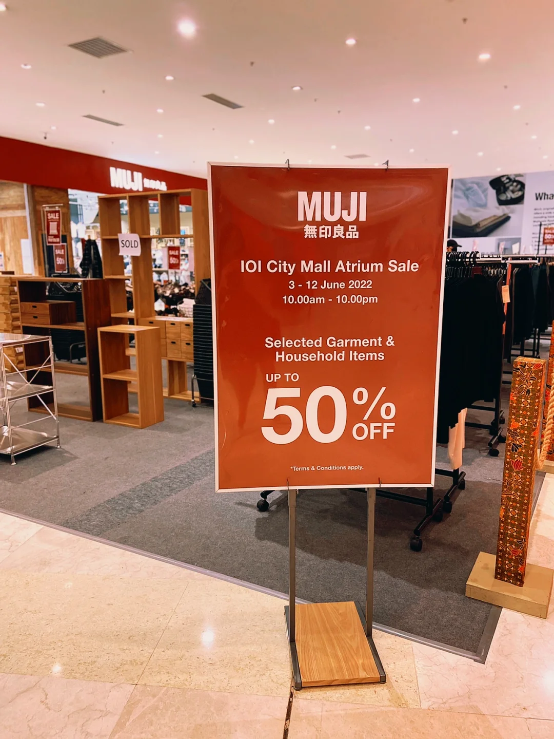??Muji无印良品50%折扣展销会 你去了吗？
