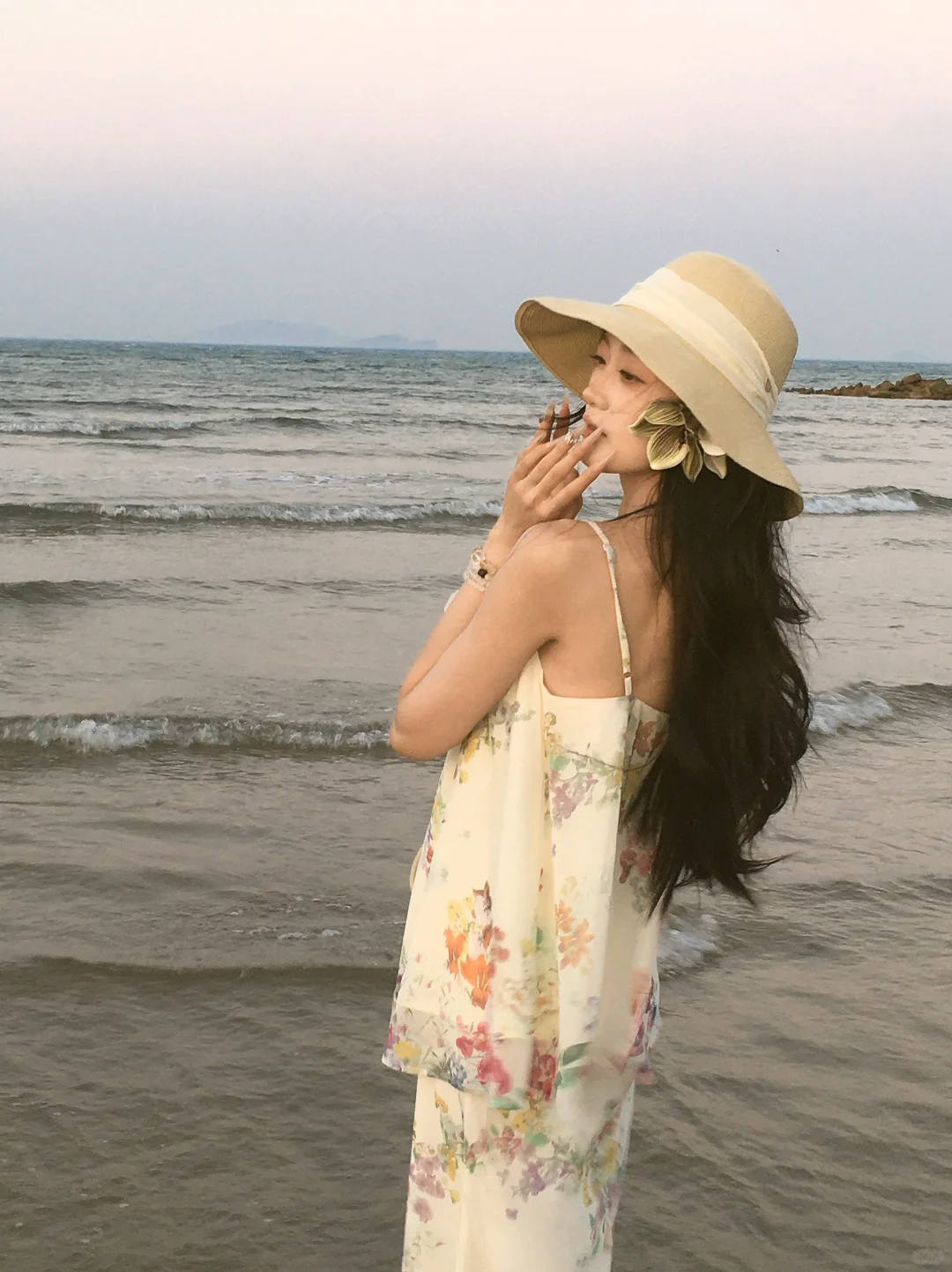 这套衣服在海边被好多人夸啦