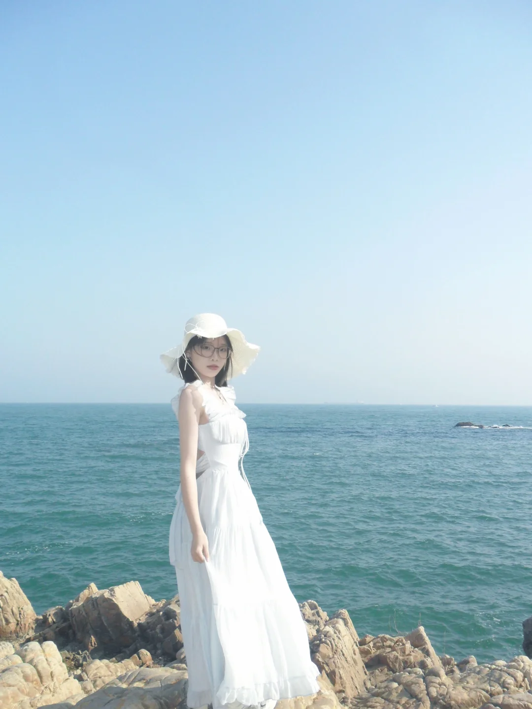 去海边别穿蓝色