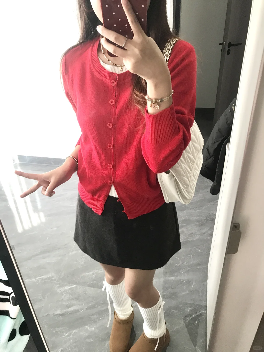 pxx我超会买?大家蹲的圣诞新年红色战衣！