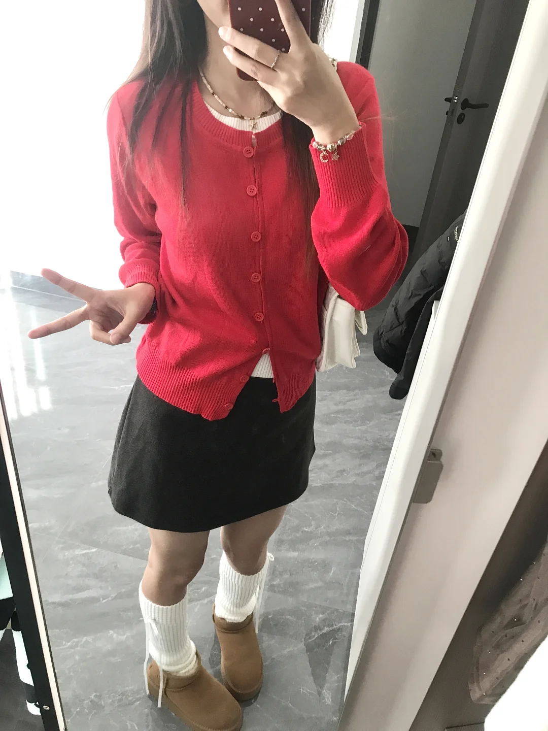 pxx我超会买?大家蹲的圣诞新年红色战衣！