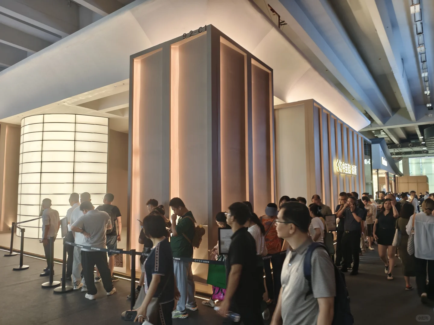 建博会是谁在习惯了排队