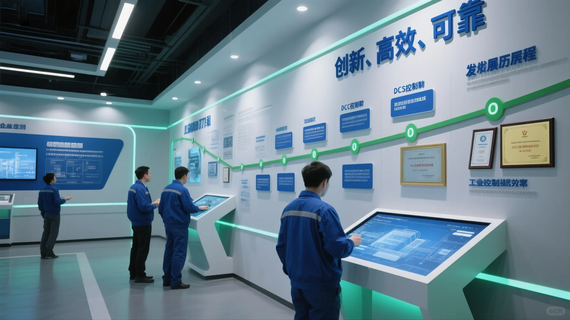 展厅设计案例｜工业自动化控制系统企业展厅