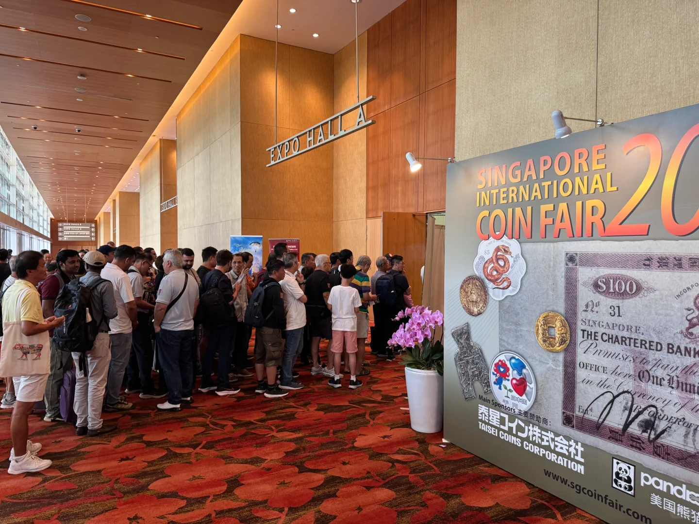 HICC參加了新加坡國際錢幣展銷會?