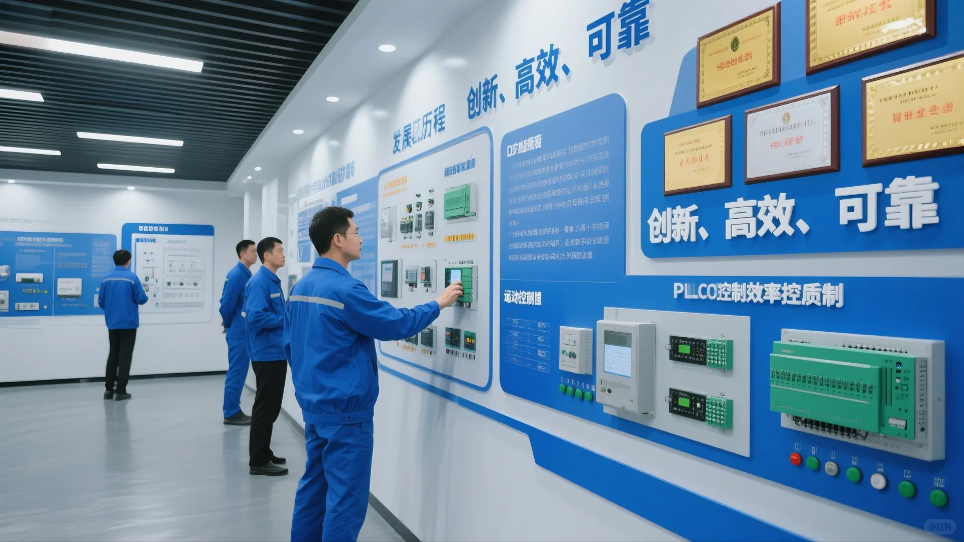 展厅设计案例｜工业自动化控制系统企业展厅