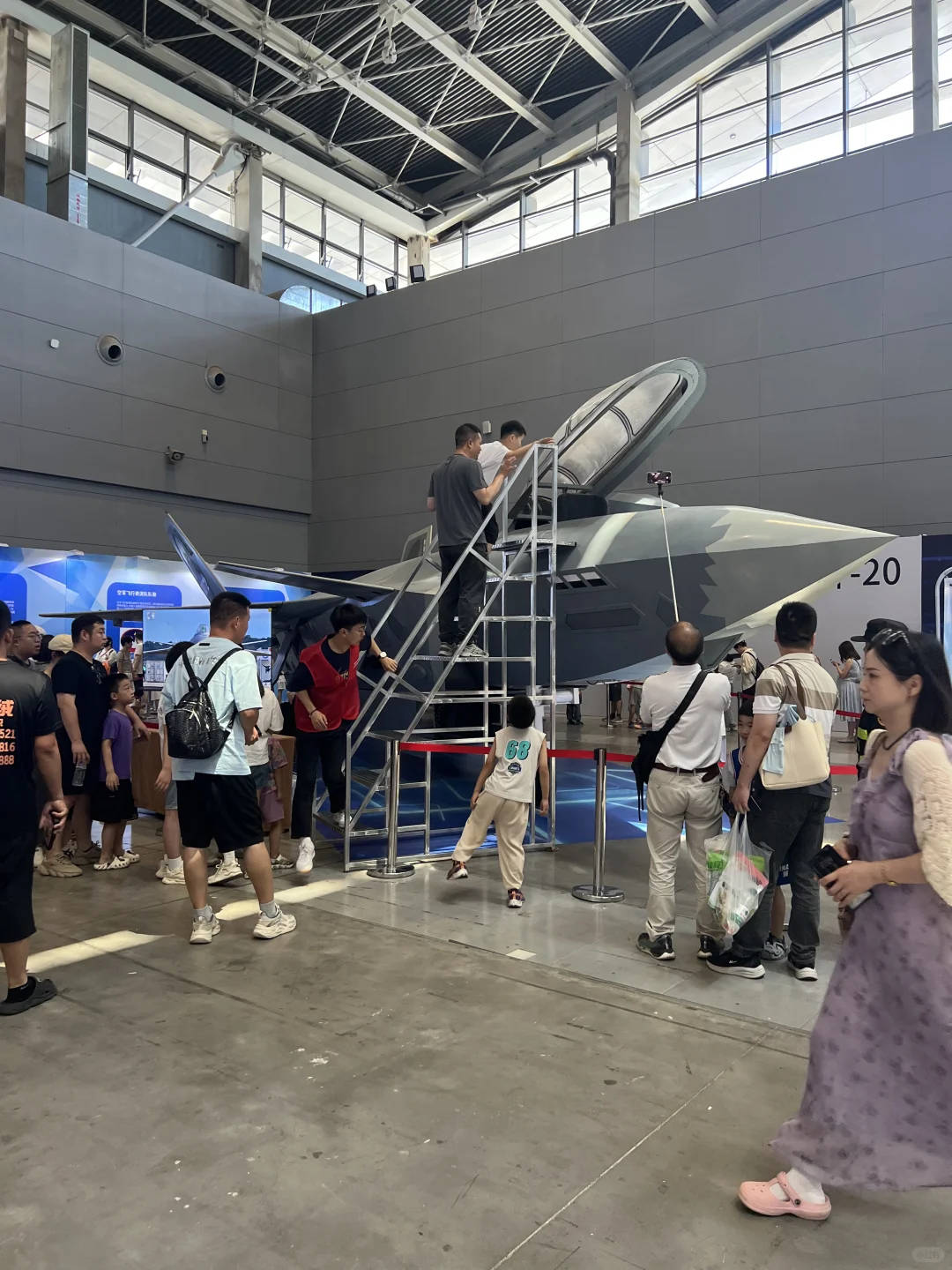 暑假第一个周末——航空航天展