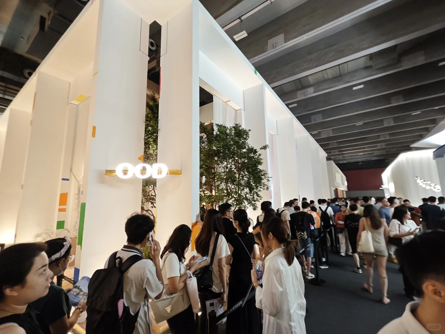 建博会是谁在习惯了排队