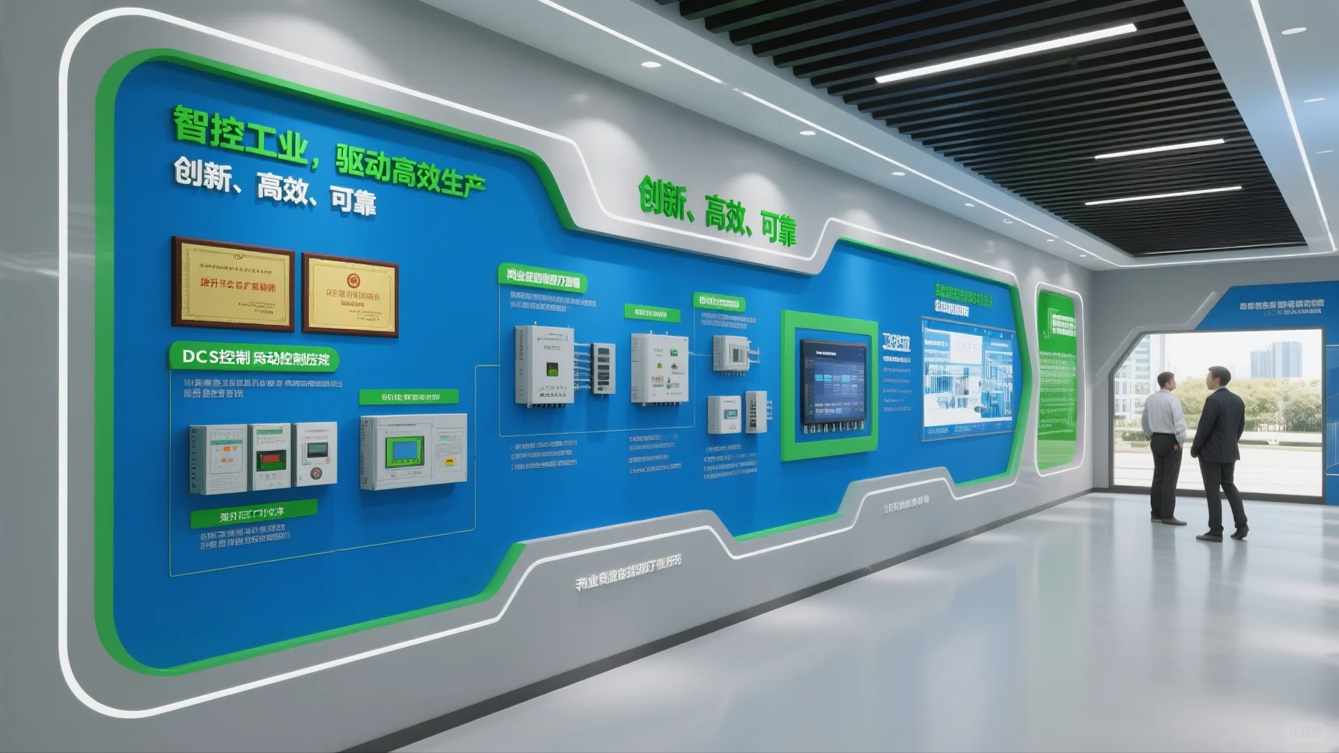 展厅设计案例｜工业自动化控制系统企业展厅