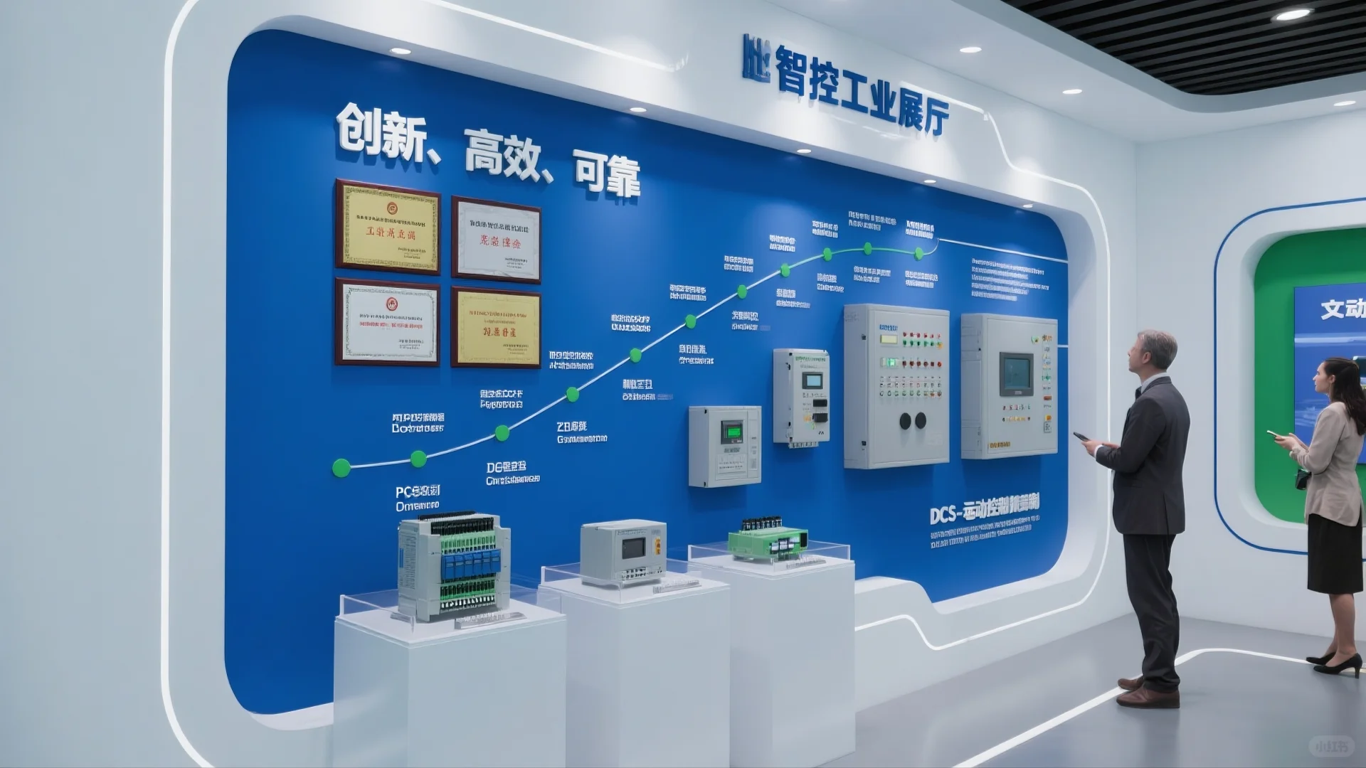 展厅设计案例｜工业自动化控制系统企业展厅