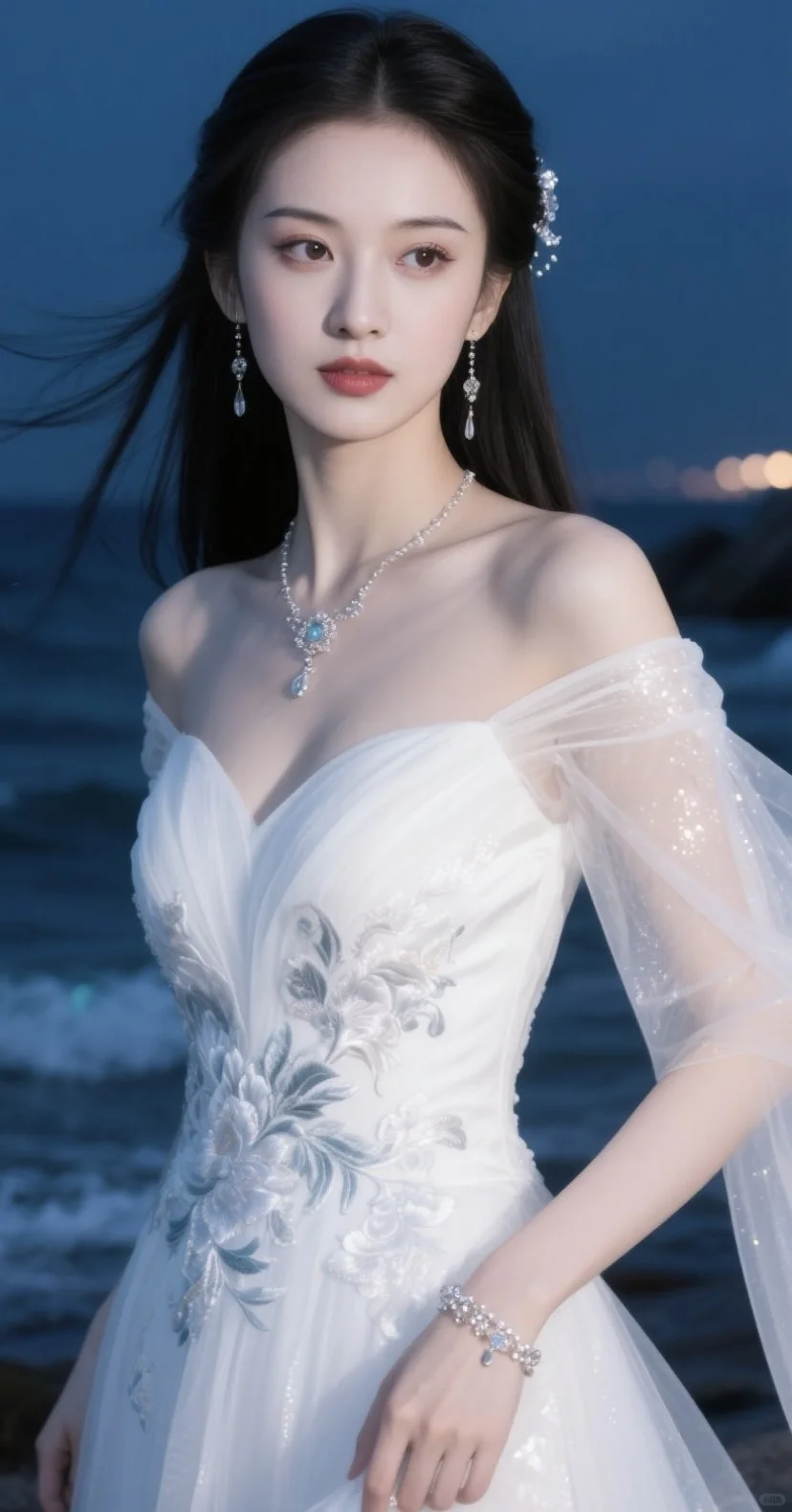 塞纳河边的中国女人
