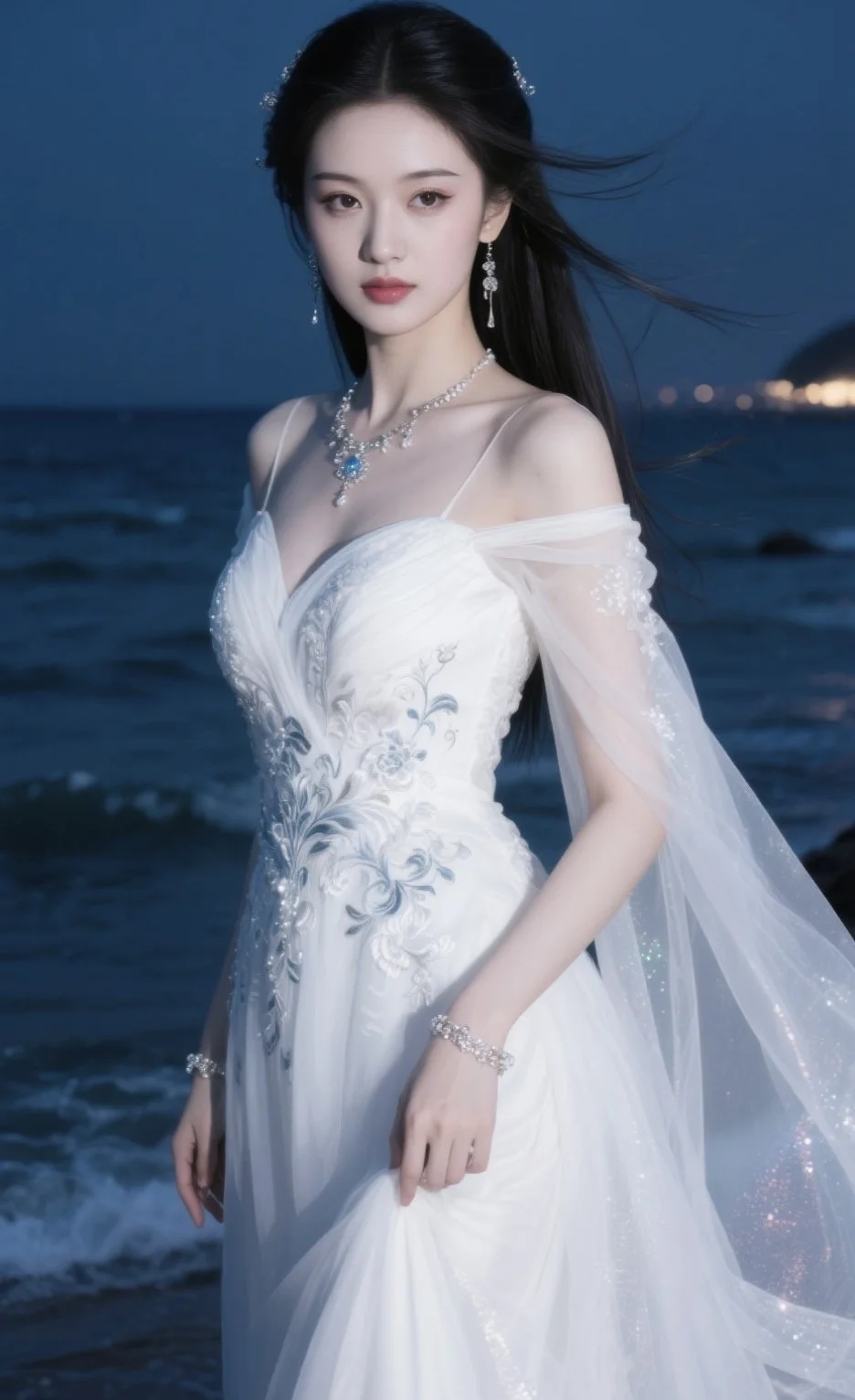 塞纳河边的中国女人