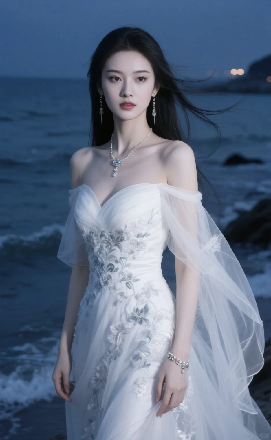 塞纳河边的中国女人