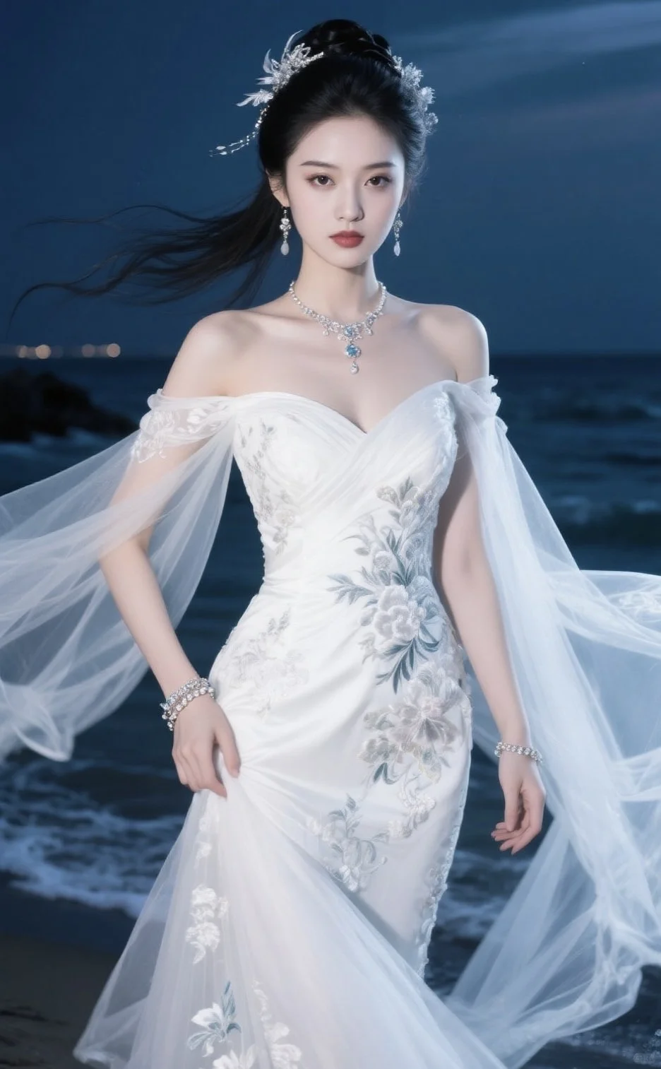 塞纳河边的中国女人