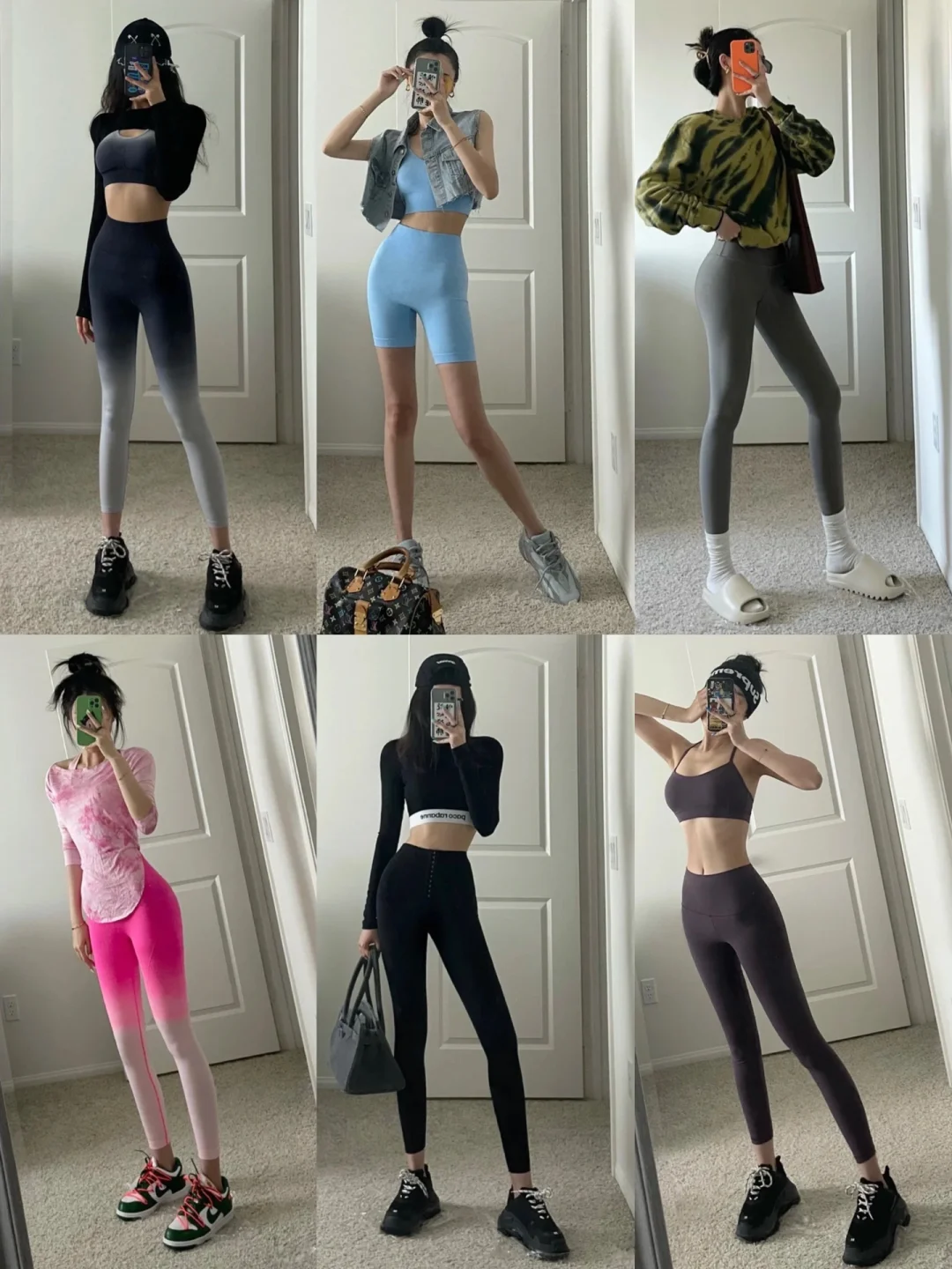 买健身服真的会上瘾！我的100套健身穿搭分享