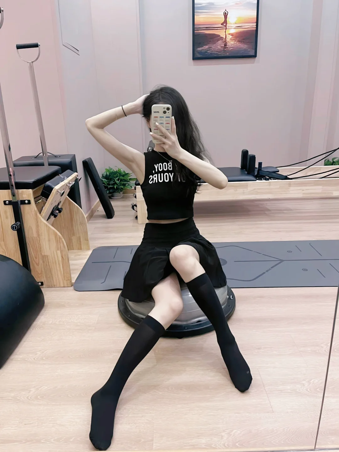 普拉提老师日常、瑜伽服OOTD