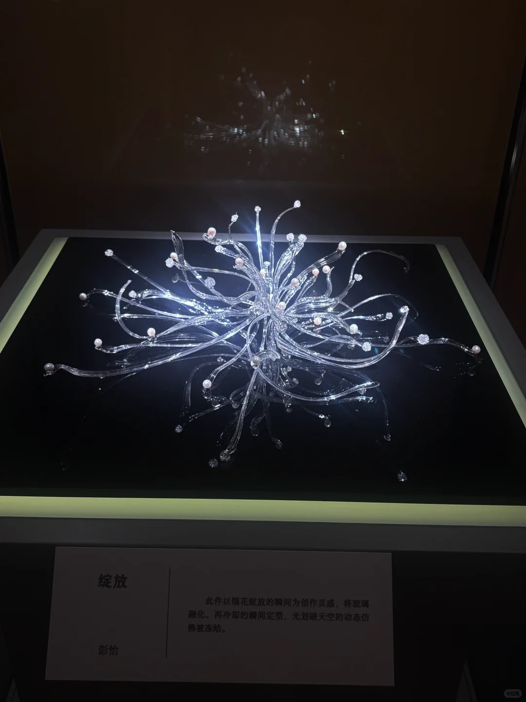 国博琉璃展美到失语