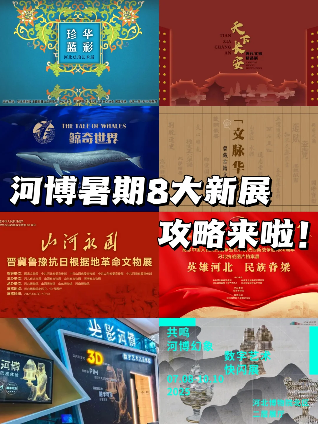 ?河北博物院暑期8大新展，精简攻略来啦
