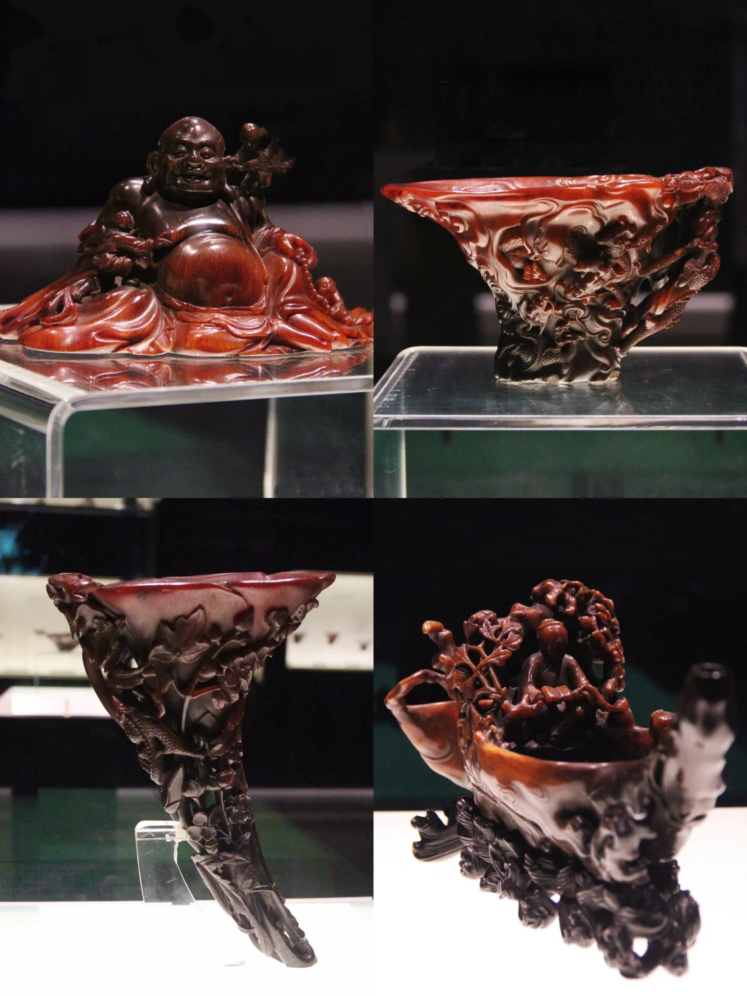 上博古犀珍献展?非常稀有的犀角器合集