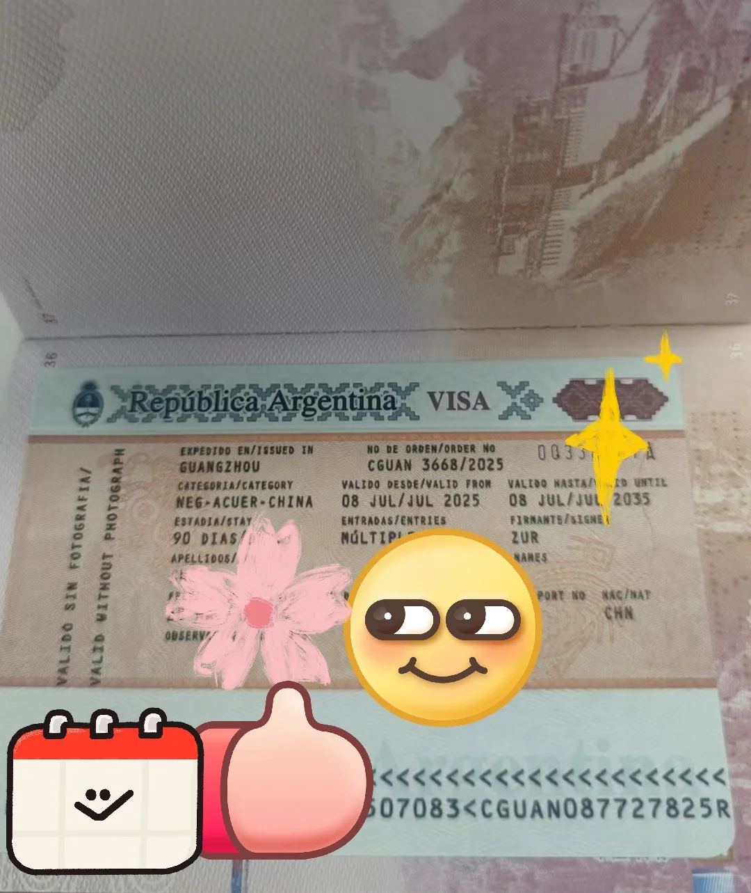 阿根廷商务签证10年