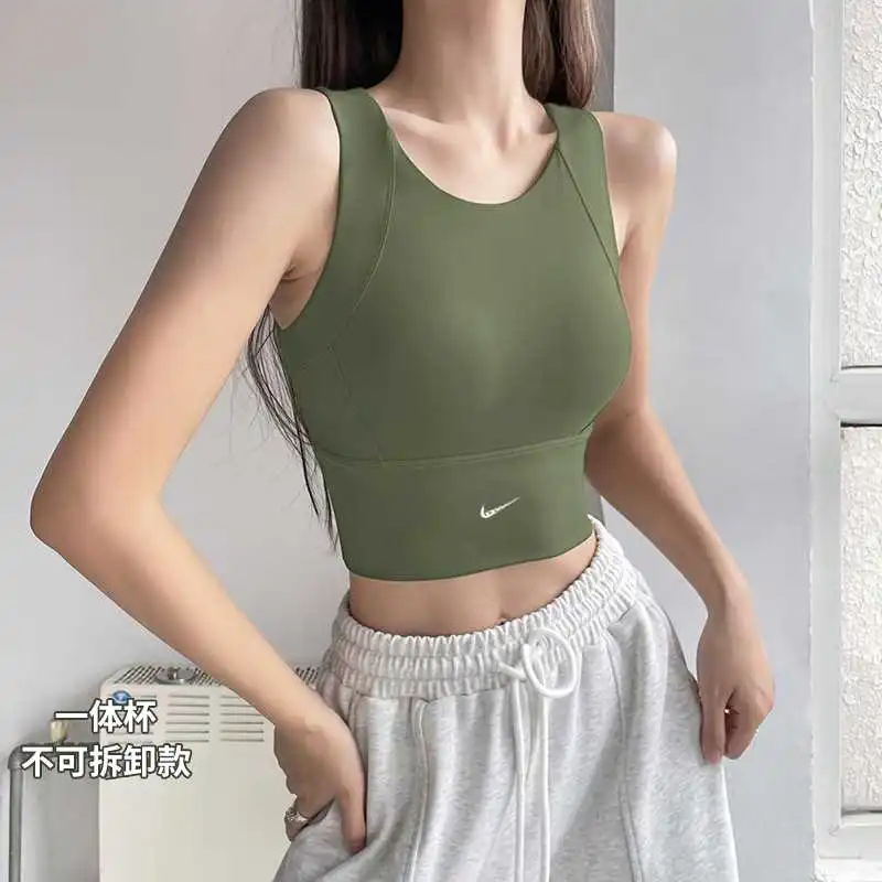 高强度防震瑜伽服一体式运动内衣?