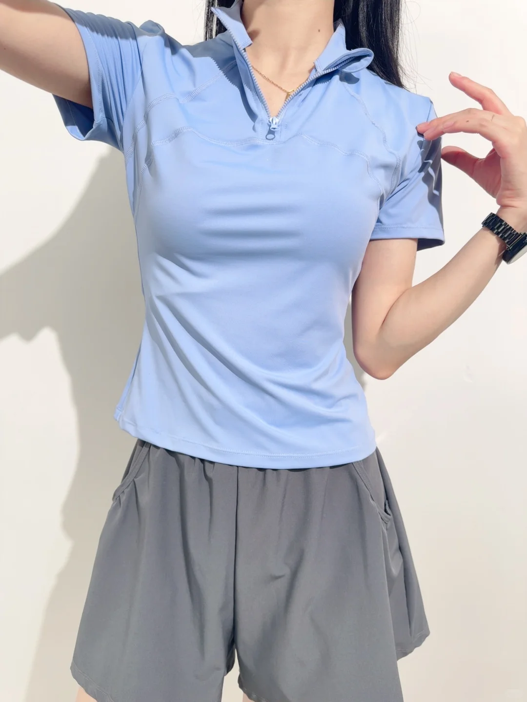?紫色真的好温柔！29?后背会呼吸的短袖‼️