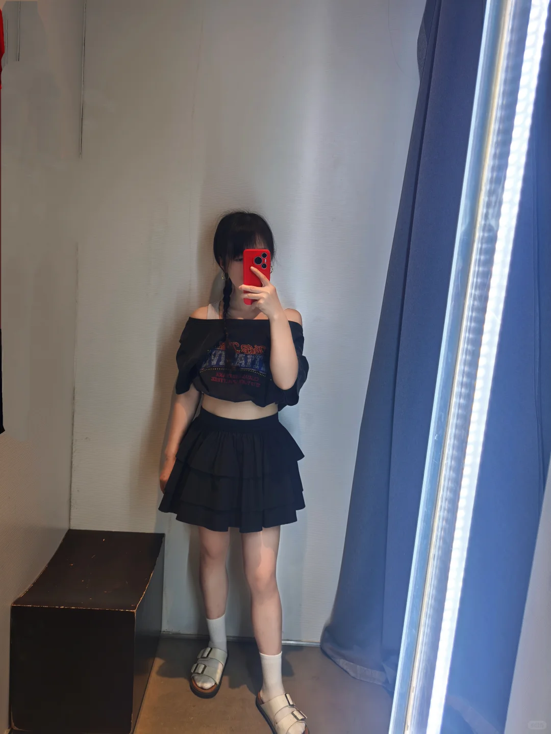 瘦下来的好处就是穿衣自由