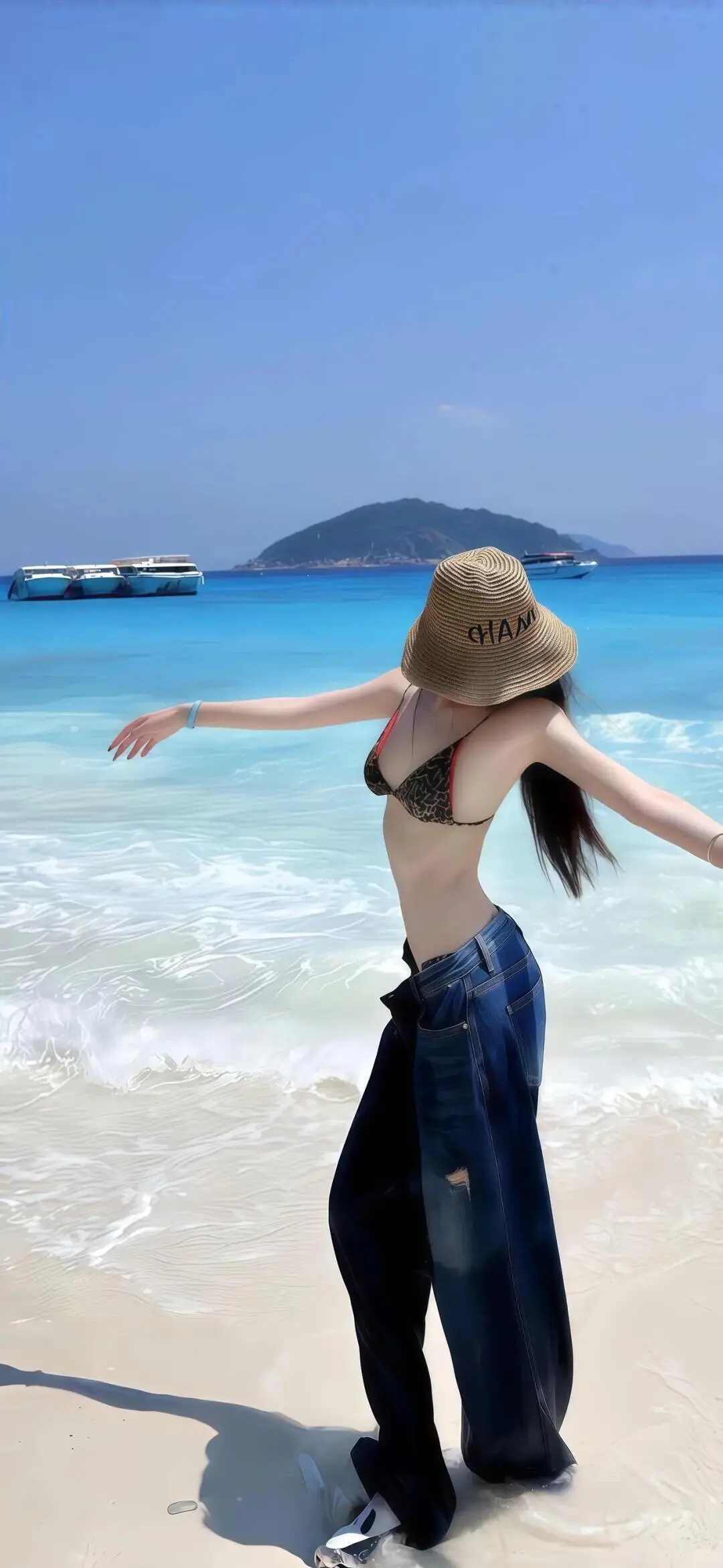辣妹壁纸｜完美身材
