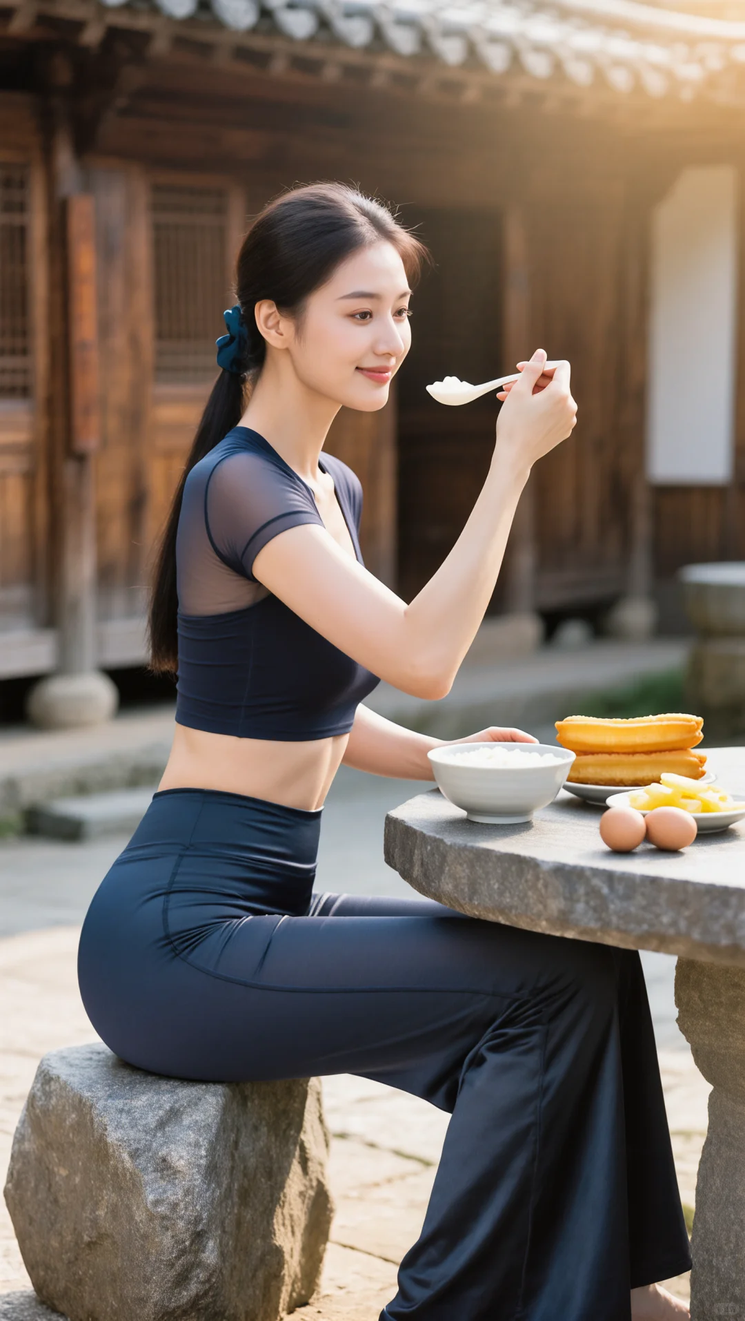 新中式瑜伽服，把松弛感焊在身上