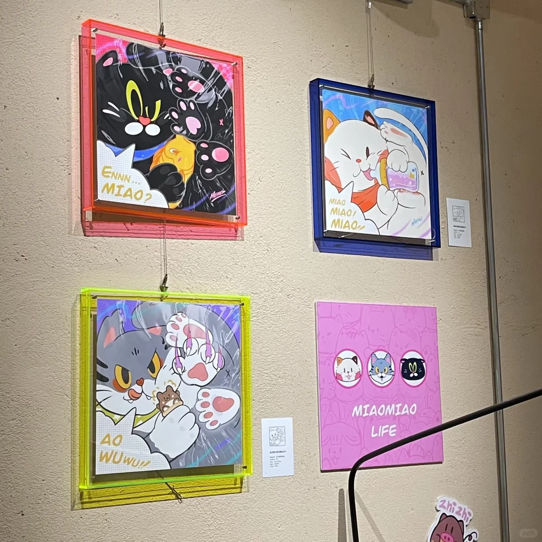 ?这么可爱的展！被三只小猫占领啦??‍
