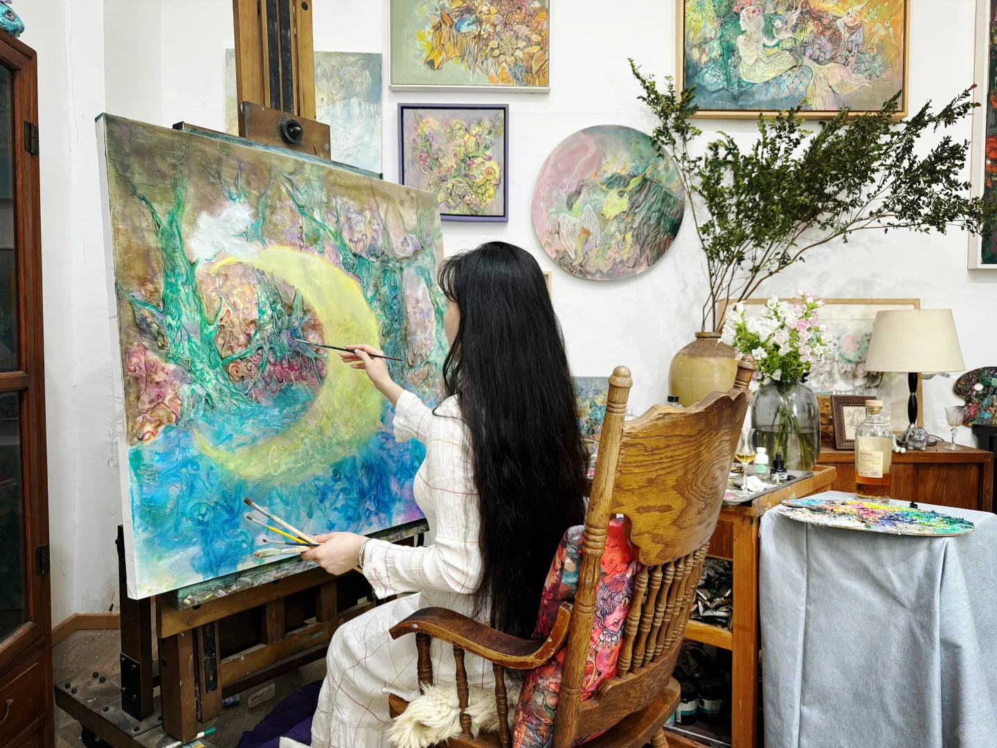 石家庄个人画展后天开始了