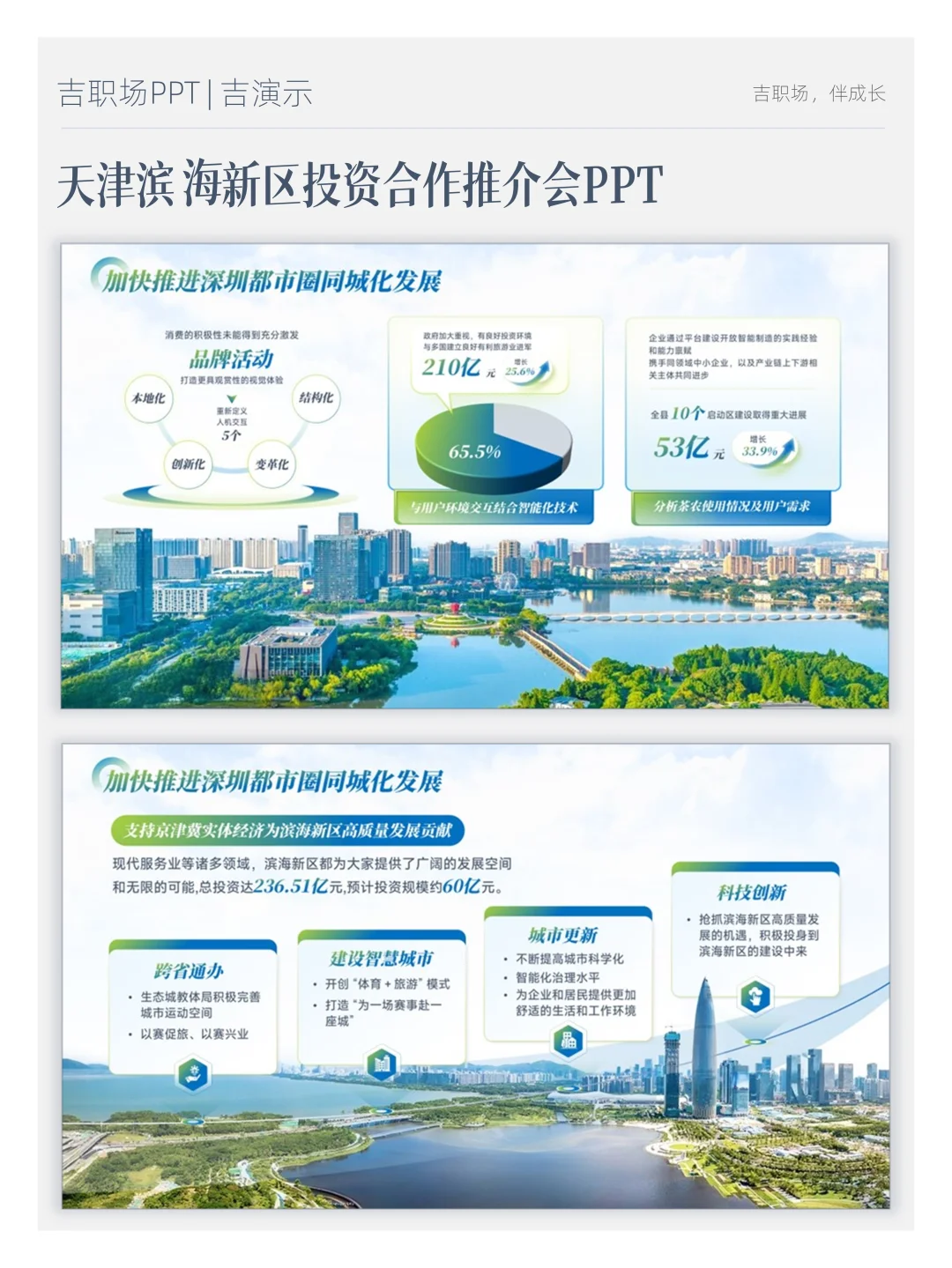 23页天津滨海新区投资合作推介会PPT