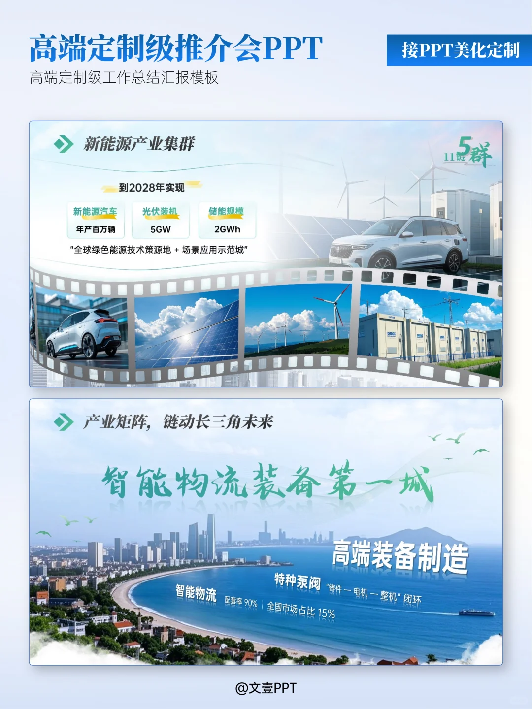 接PPT定制/美化【城市推介会PPT】